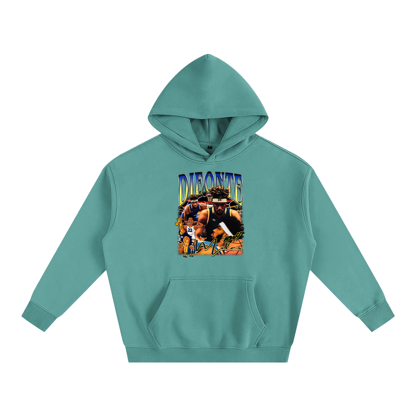 Deionte miles Oversize Fleeced Hoodie
