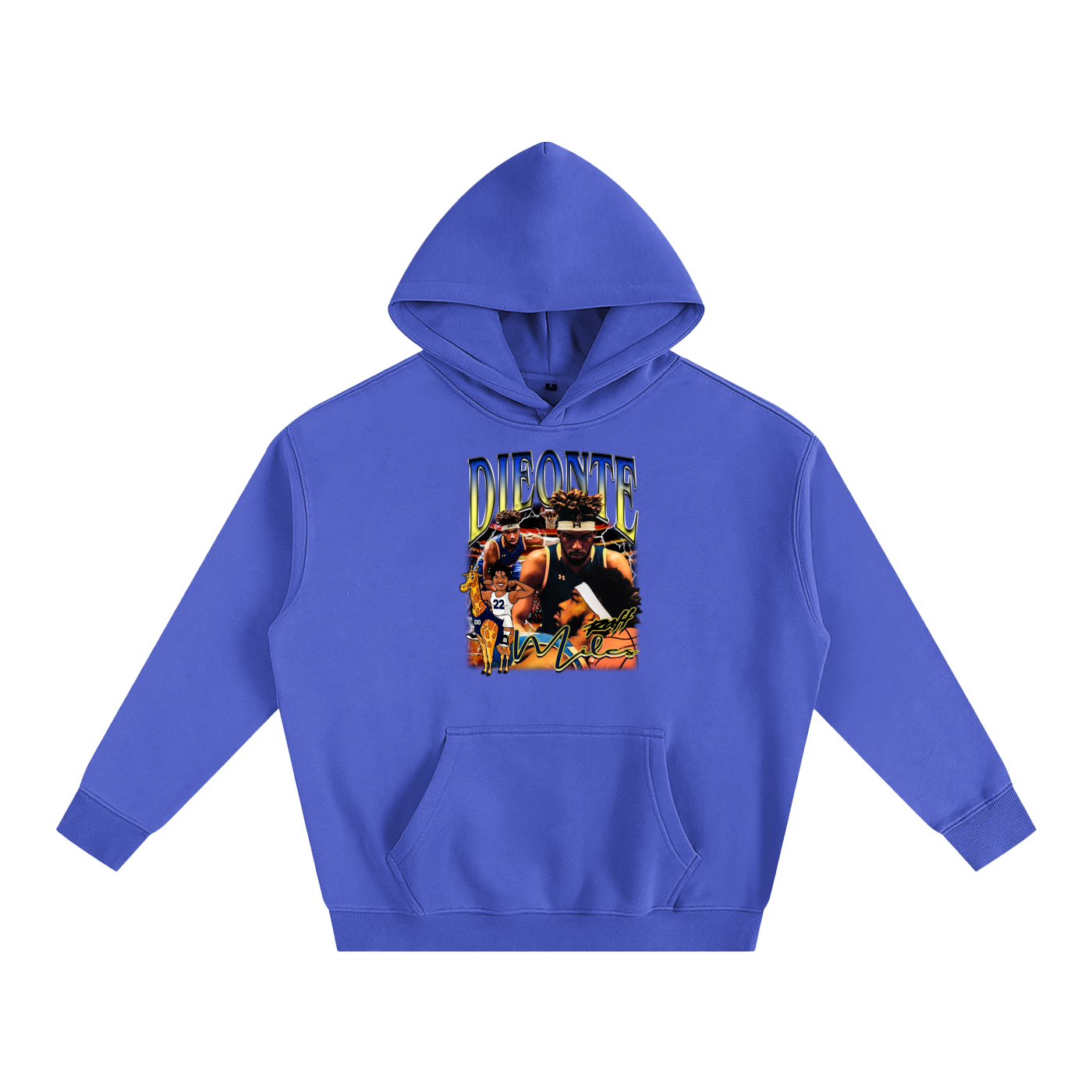 Deionte miles Oversize Fleeced Hoodie