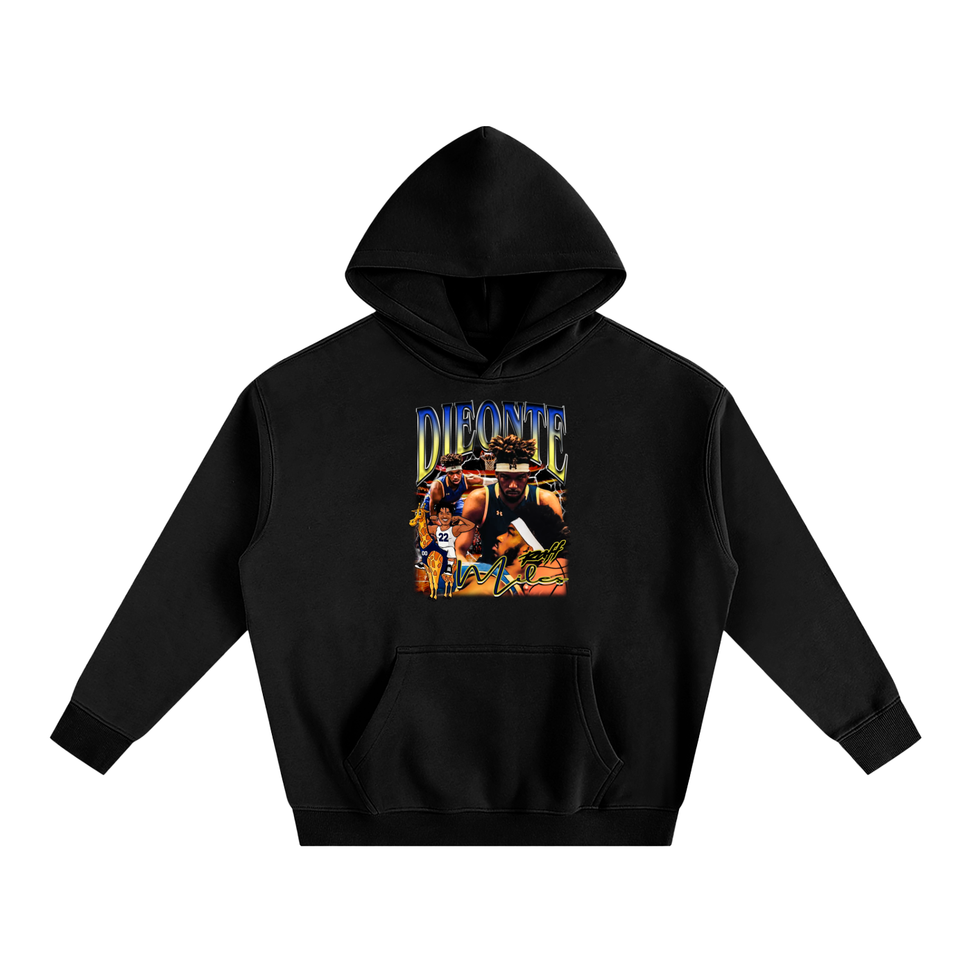 Deionte miles Oversize Fleeced Hoodie