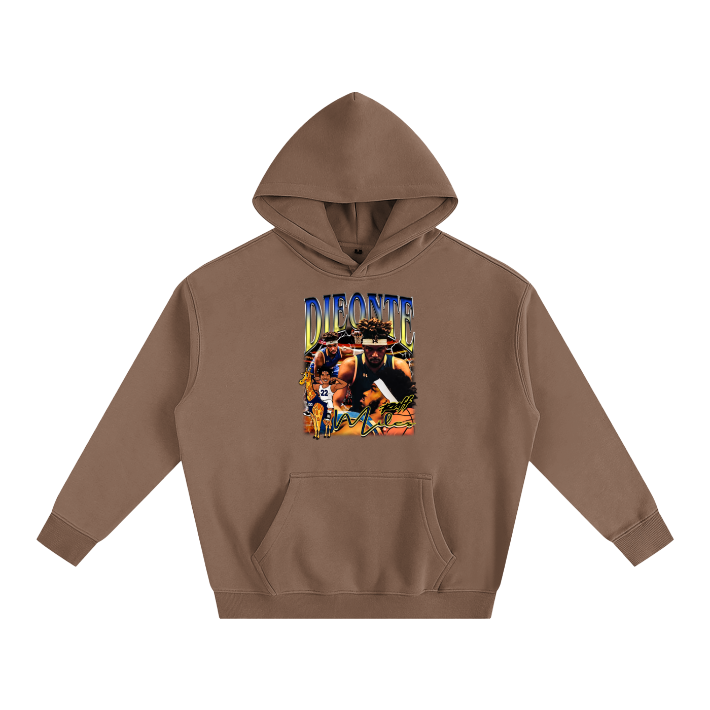 Deionte miles Oversize Fleeced Hoodie