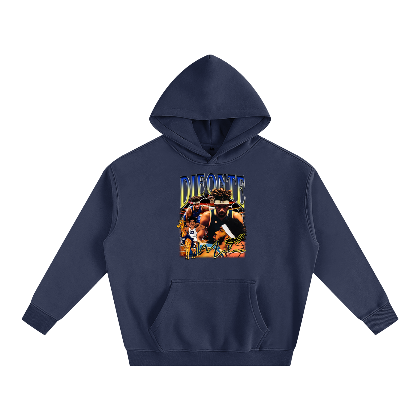 Deionte miles Oversize Fleeced Hoodie