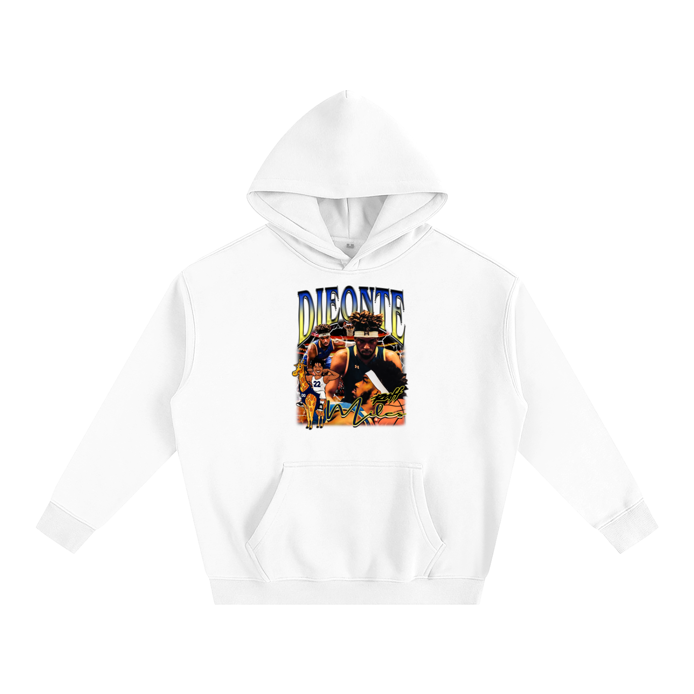 Deionte miles Oversize Fleeced Hoodie