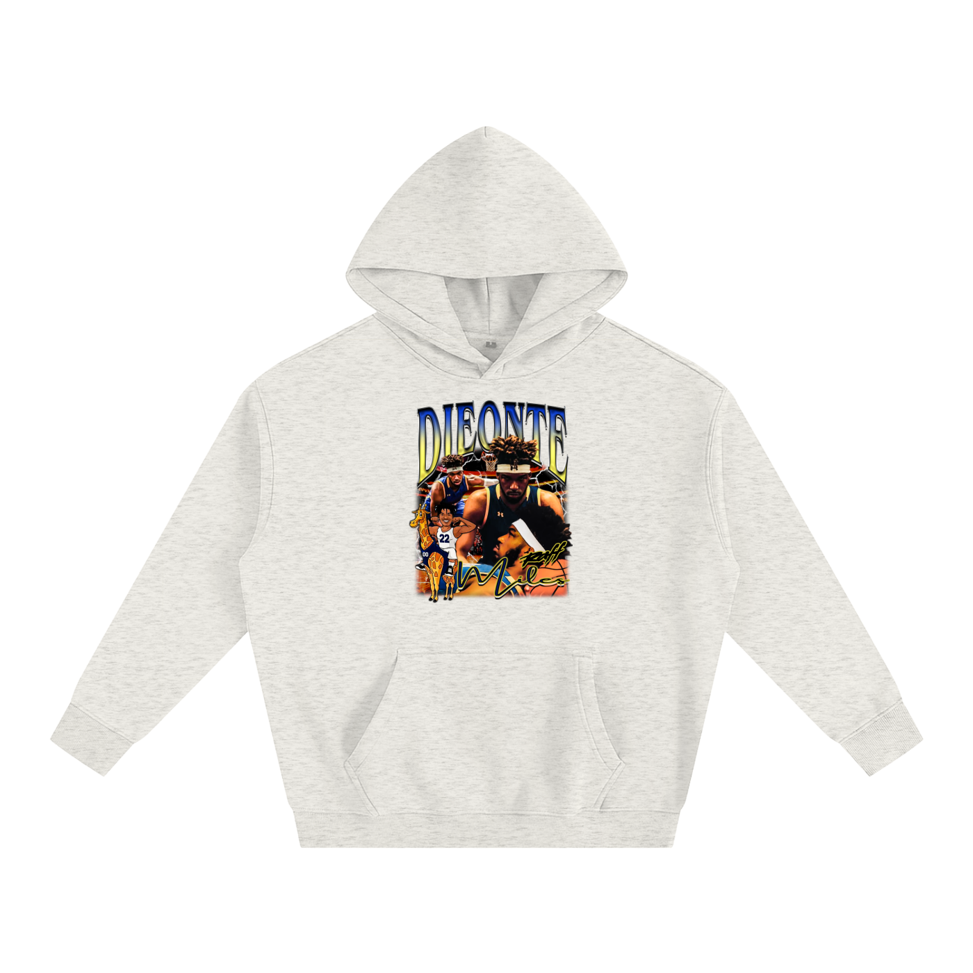 Deionte miles Oversize Fleeced Hoodie