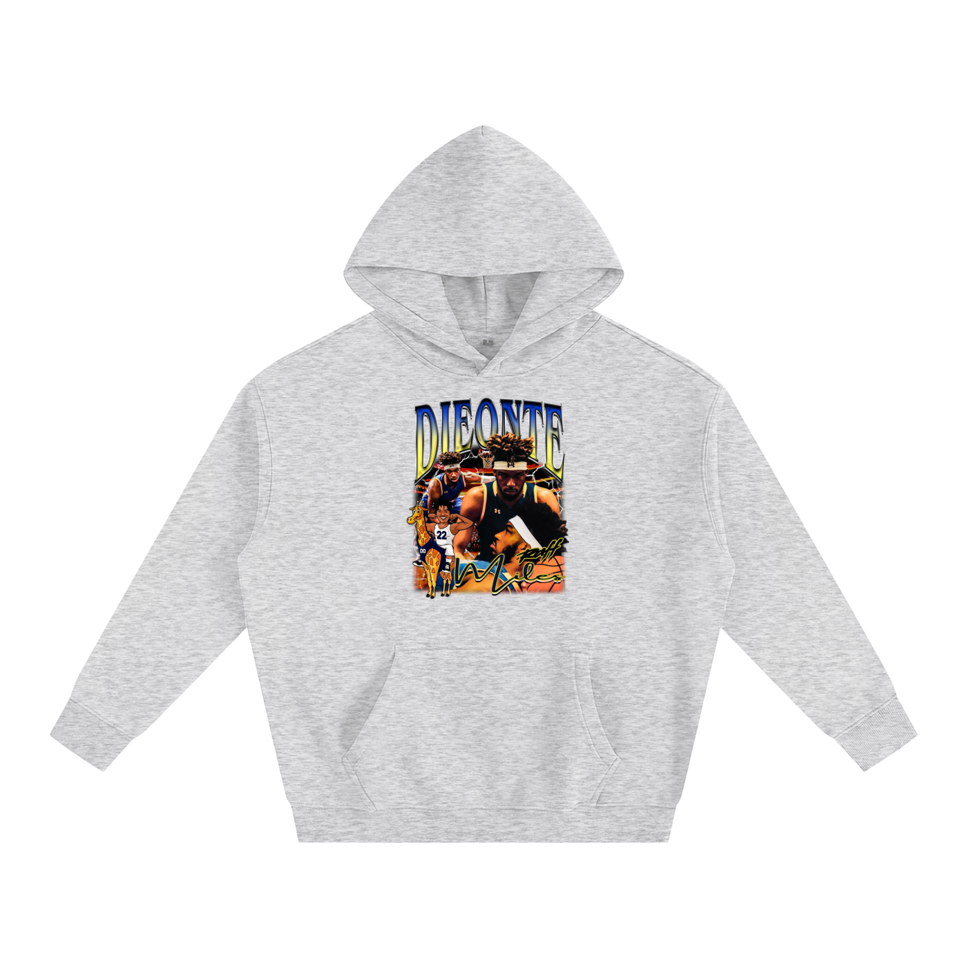 Deionte miles Oversize Fleeced Hoodie