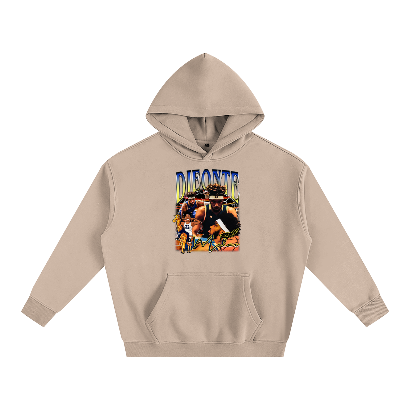 Deionte miles Oversize Fleeced Hoodie