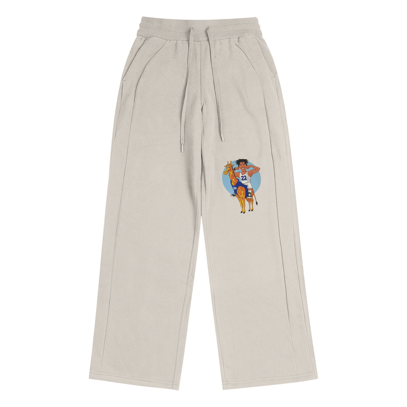 Deionte miles Straight leg sweatpants