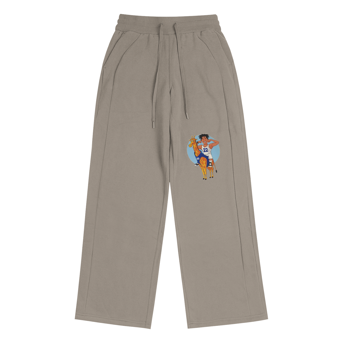 Deionte miles Straight leg sweatpants