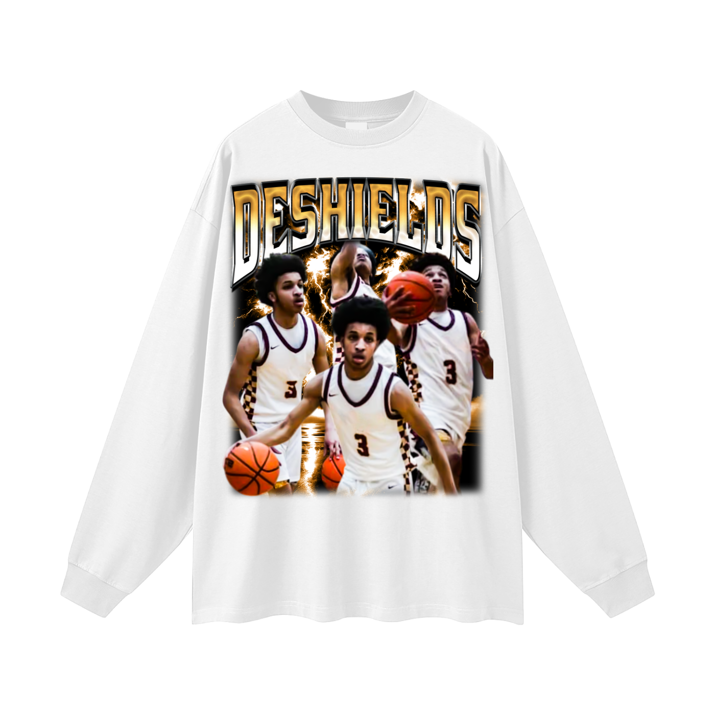 Deshields Oversized Long Sleeve Tee