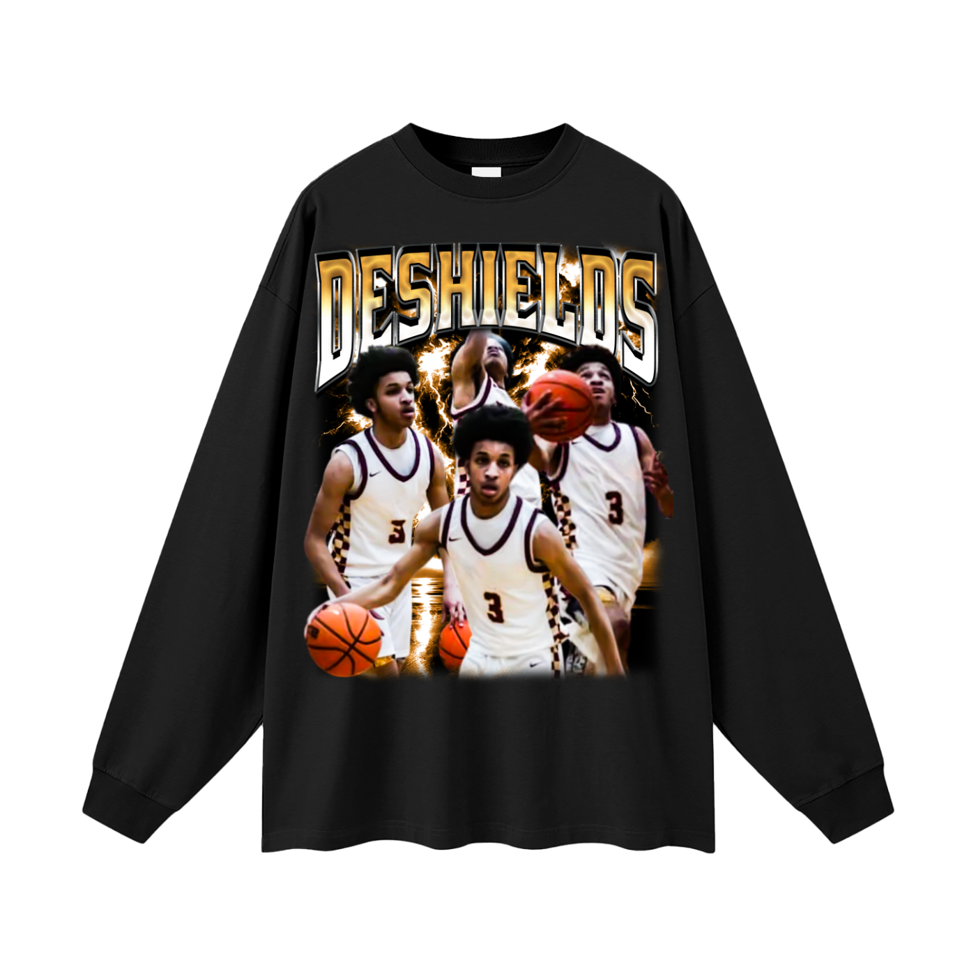 Deshields Oversized Long Sleeve Tee