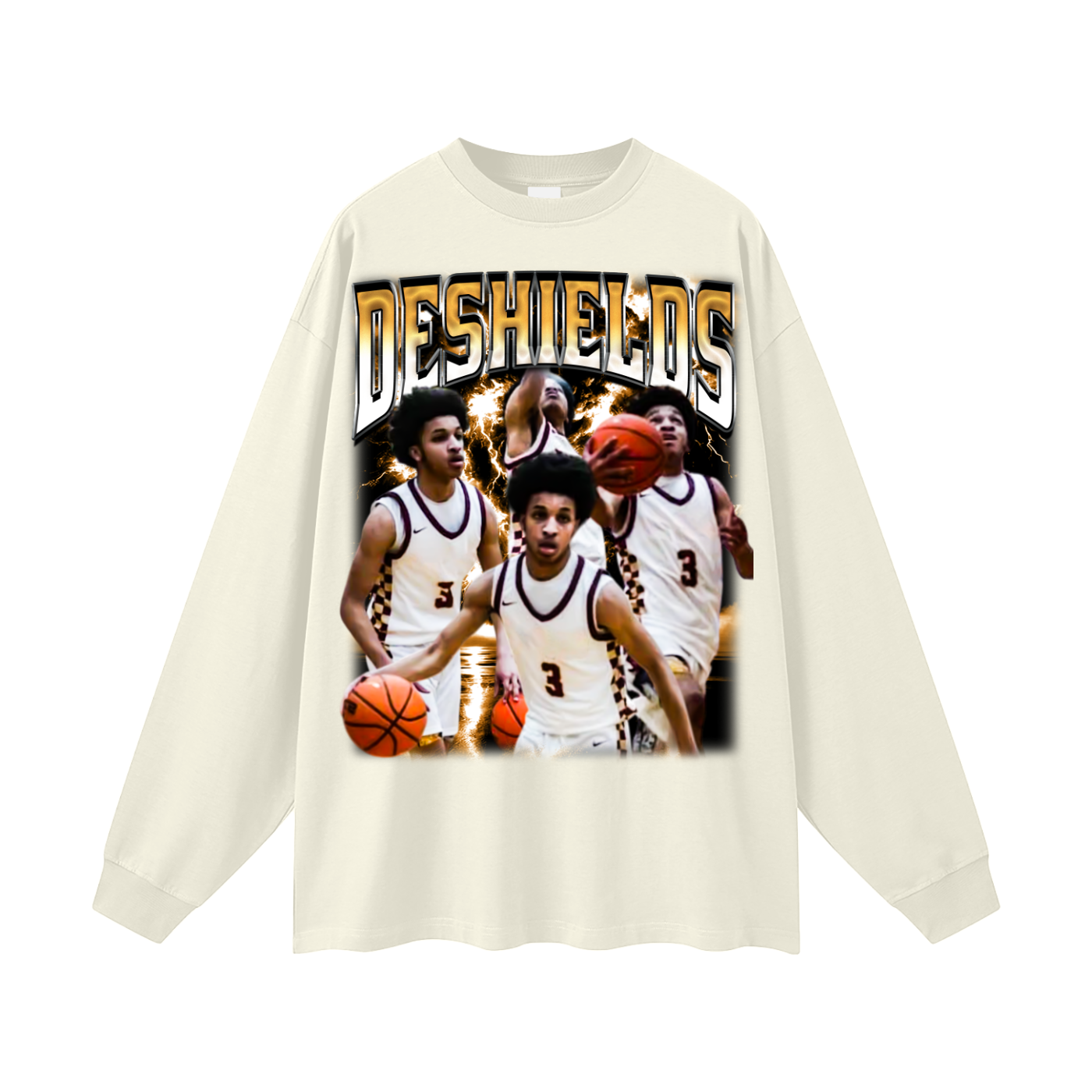 Deshields Oversized Long Sleeve Tee