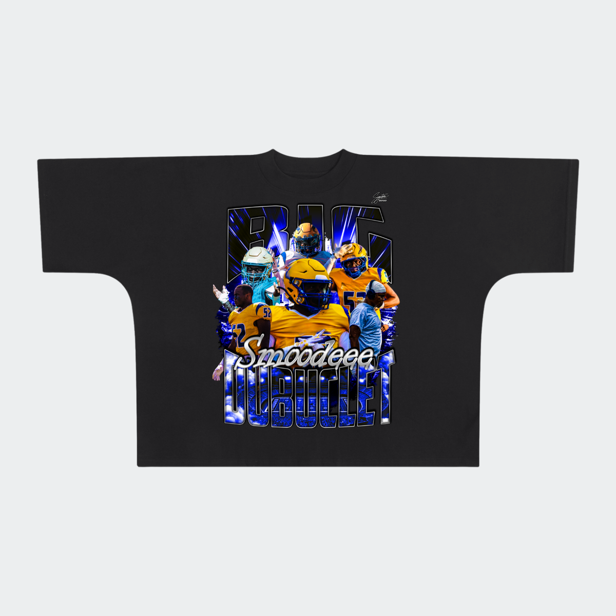 Big Smoodeee Dubuclet Premium Drop Shoulder/Boxy Tee