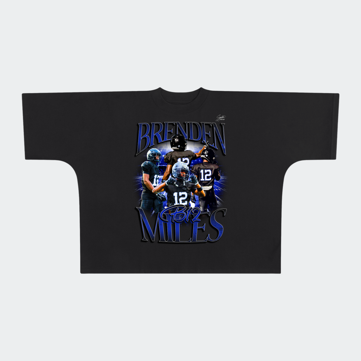 Brenden Miles Premium Drop Shoulder/Boxy Tee