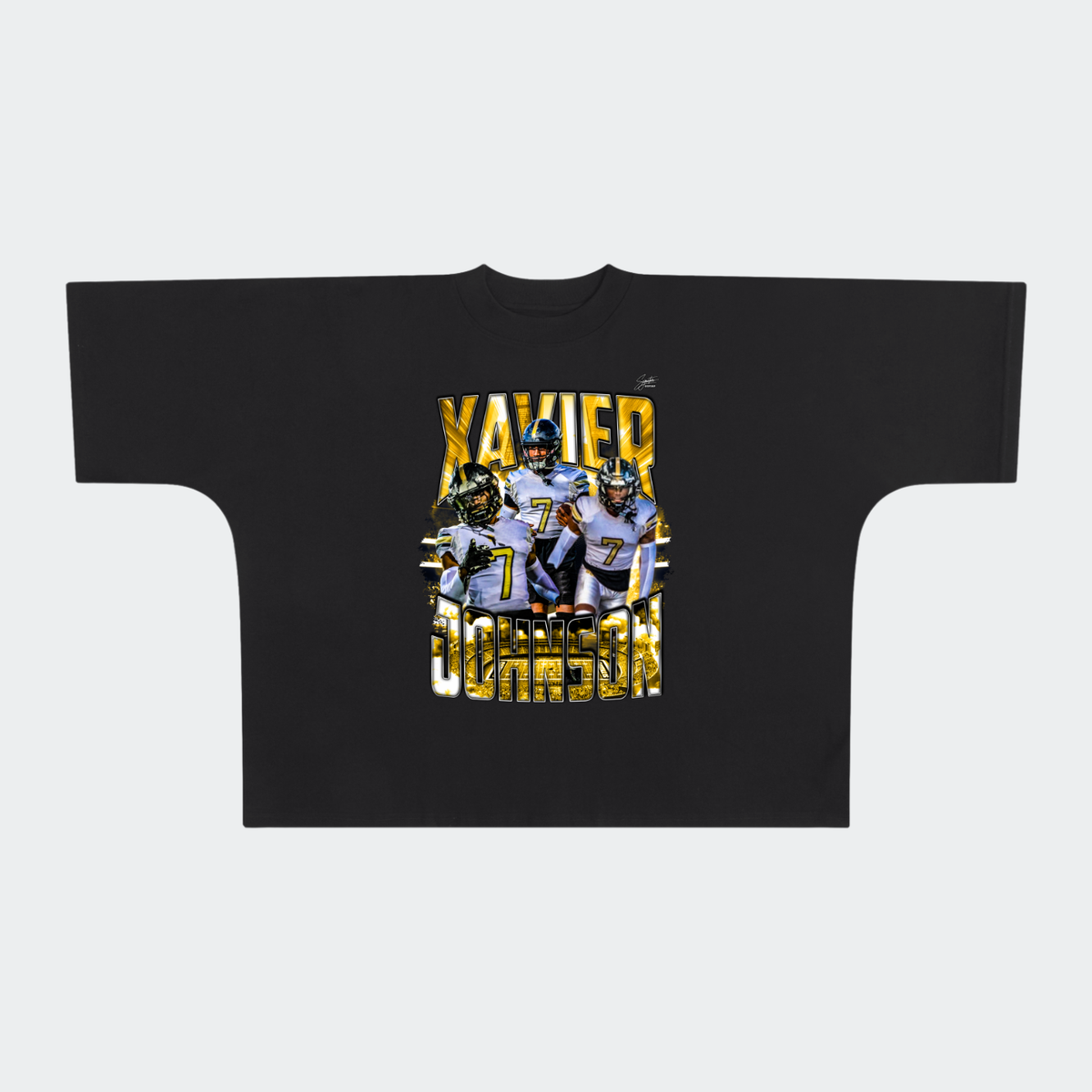 Xavier Johnson Premium Drop Shoulder/Boxy Tee