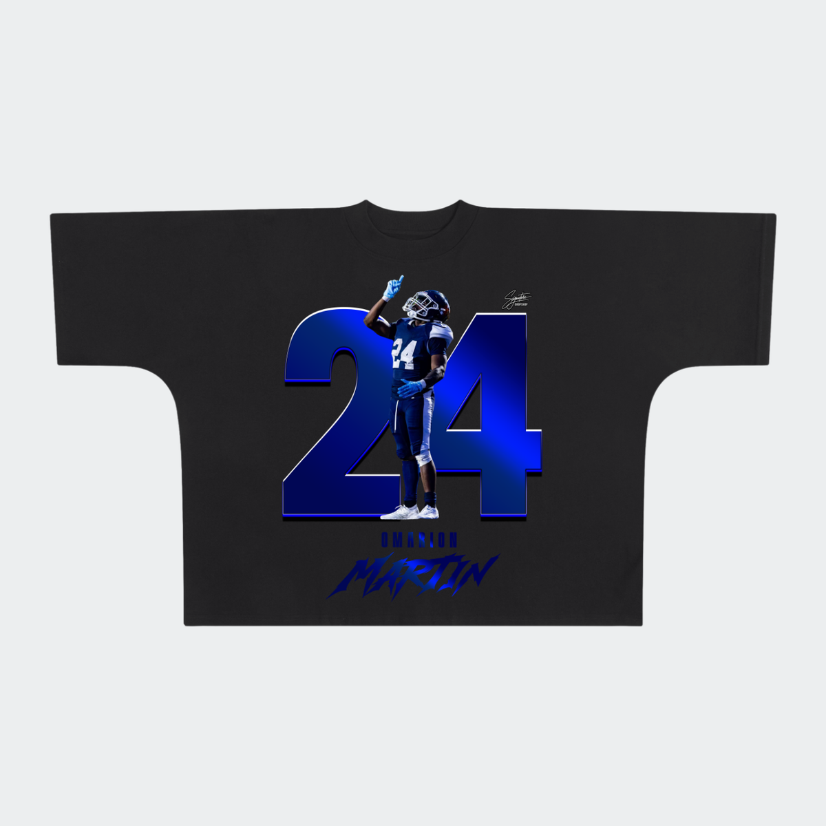 Omarion Martin Premium Drop Shoulder/Boxy Tee