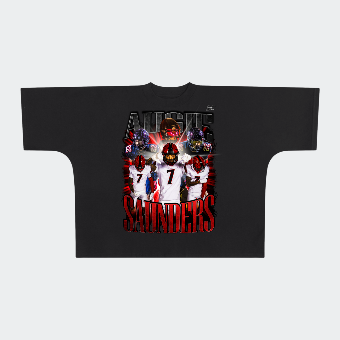 Augus Saunders Premium Drop Shoulder/Boxy Tee
