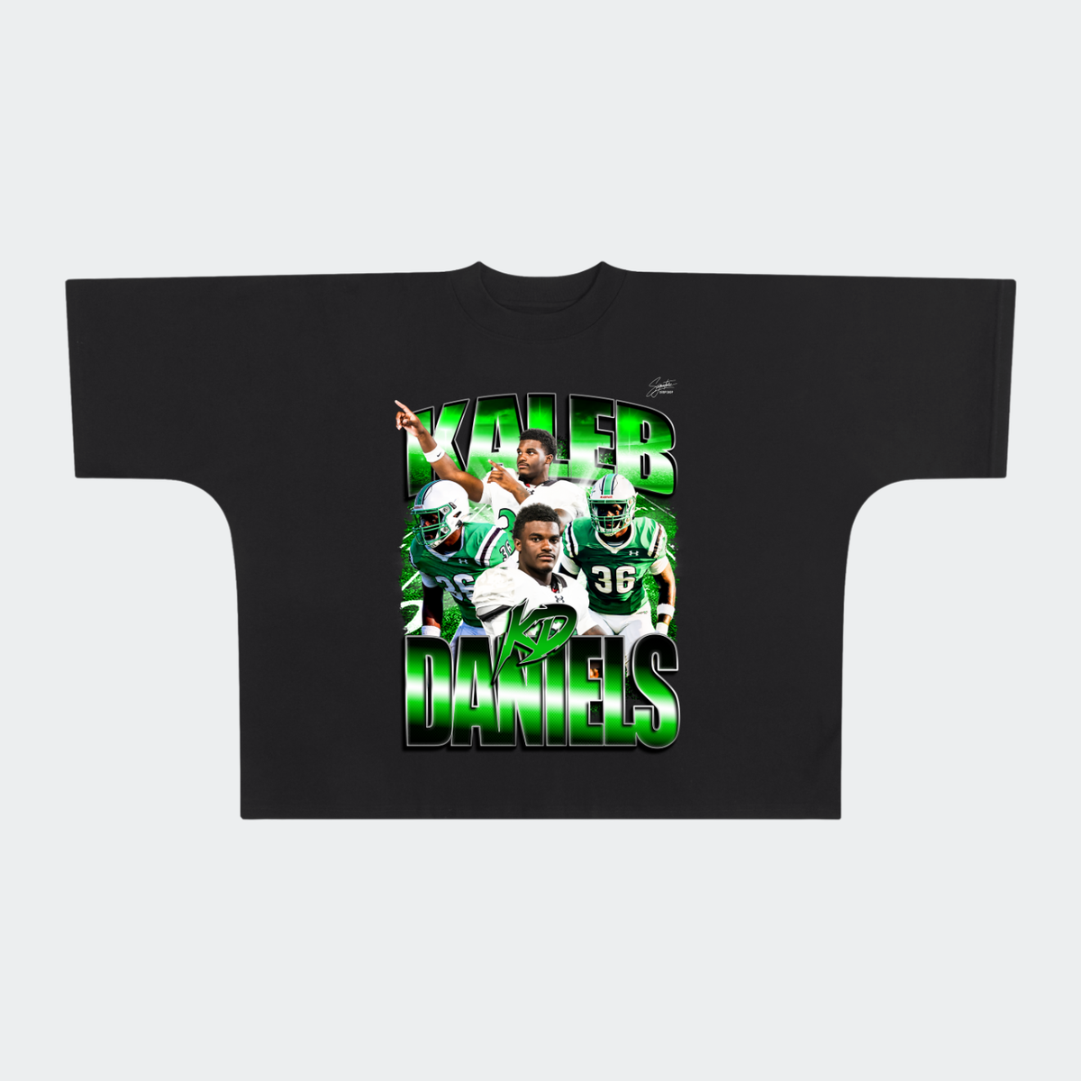 Kaleb Daniels Premium Drop Shoulder/Boxy Tee