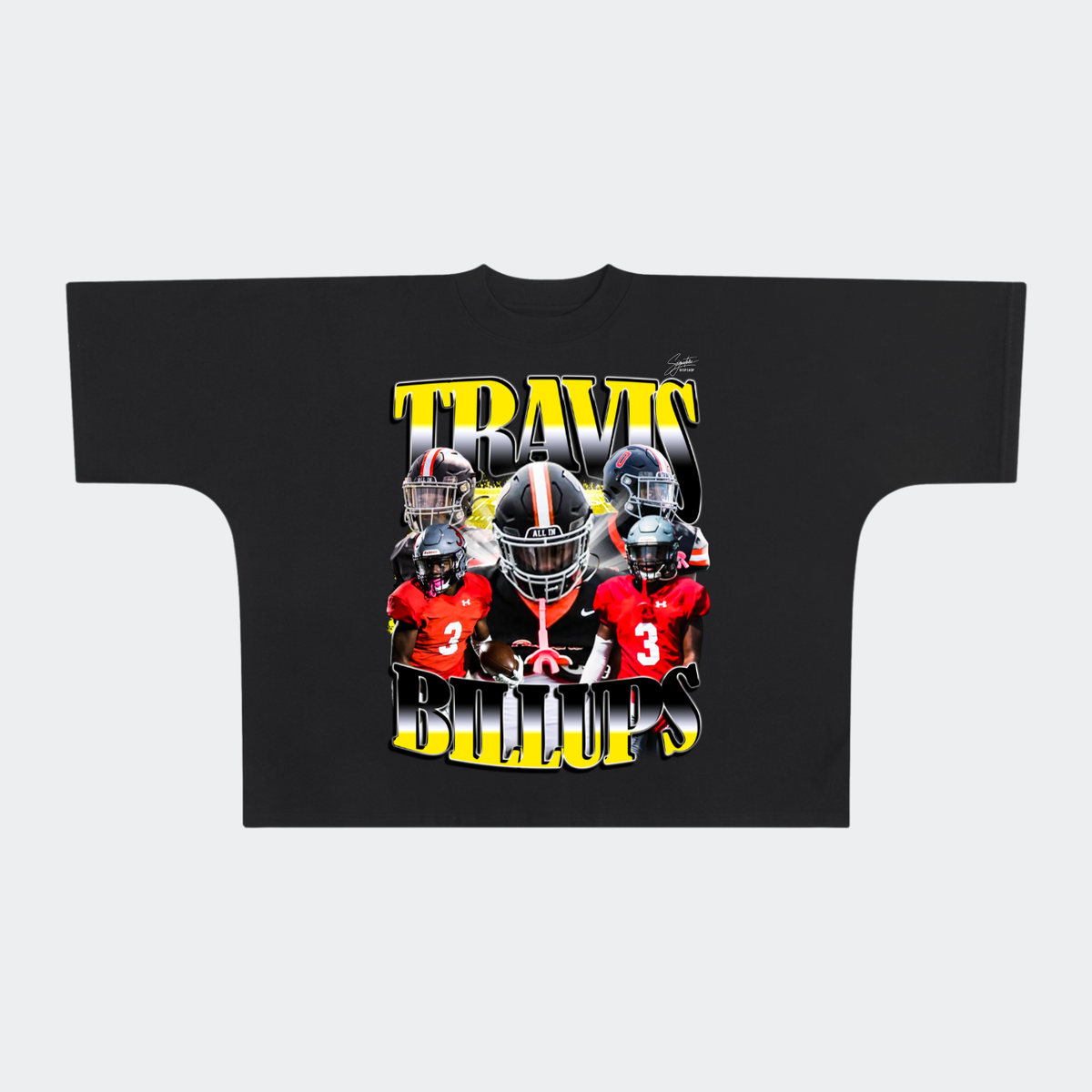 Travis Billups Premium Drop Shoulder/Boxy Tee