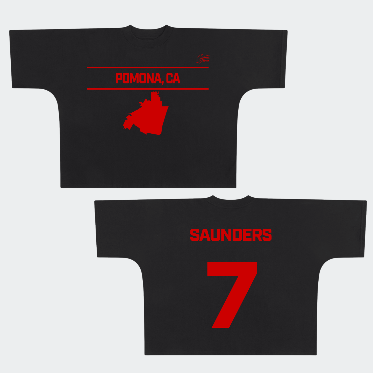 Augus Saunders Premium Drop Shoulder/Boxy Tee