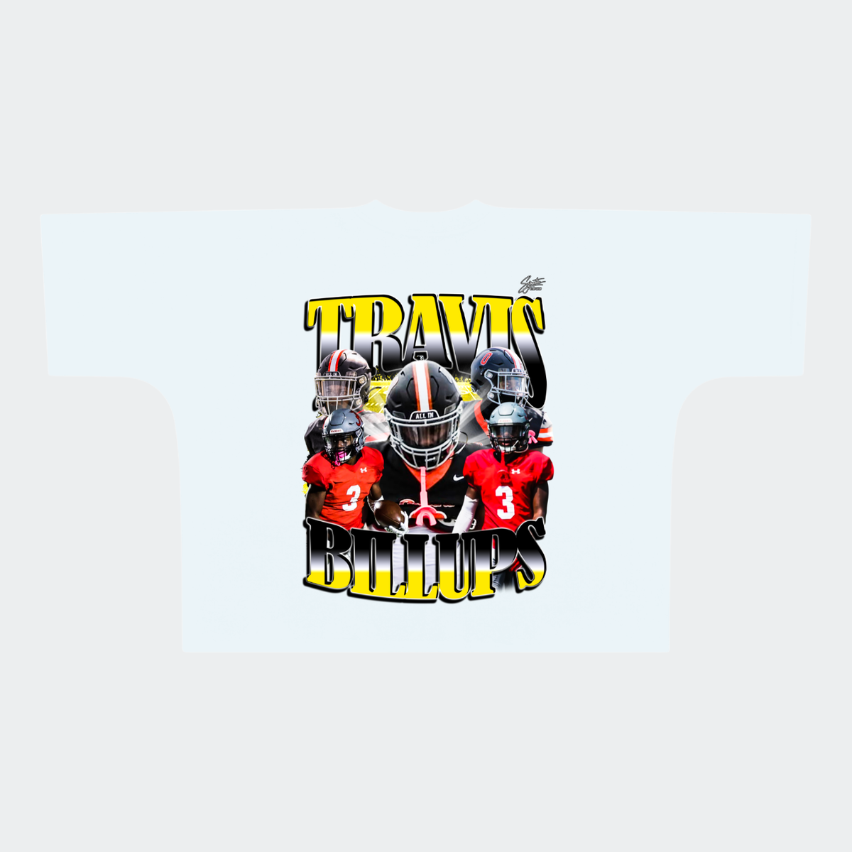 Travis Billups Premium Drop Shoulder/Boxy Tee