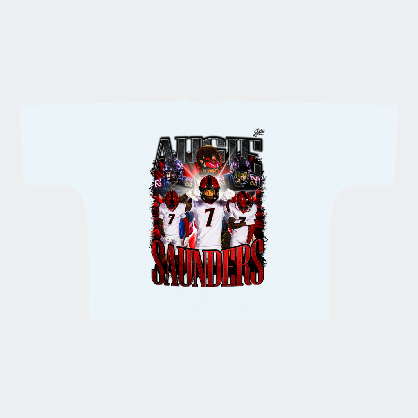 Augus Saunders Premium Drop Shoulder/Boxy Tee