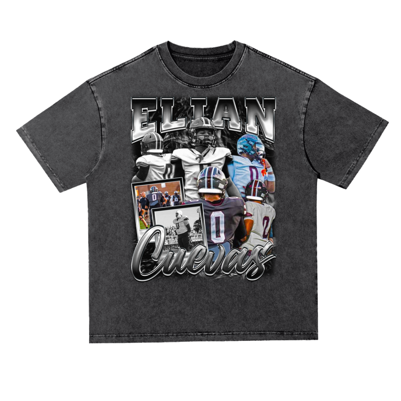 Elian Cuevas Oversized Acid wash T-shirt