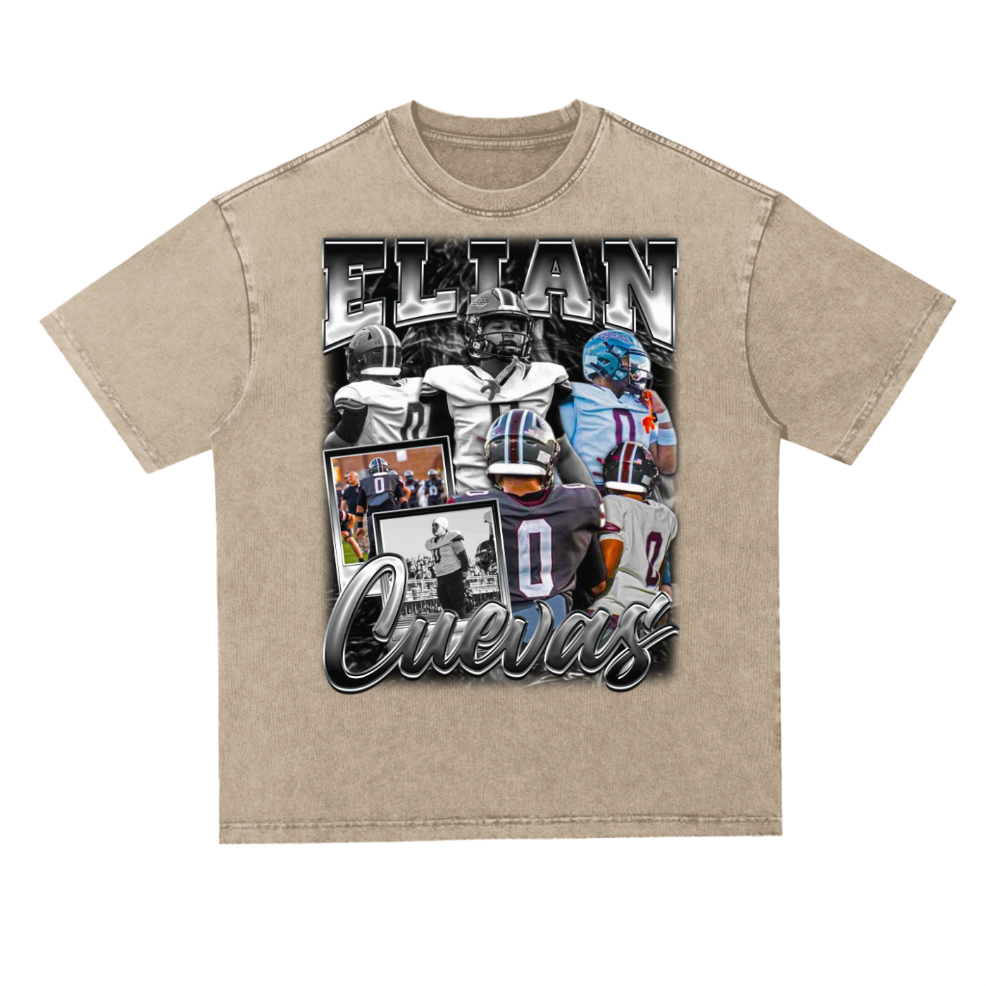 Elian Cuevas Oversized Acid wash T-shirt