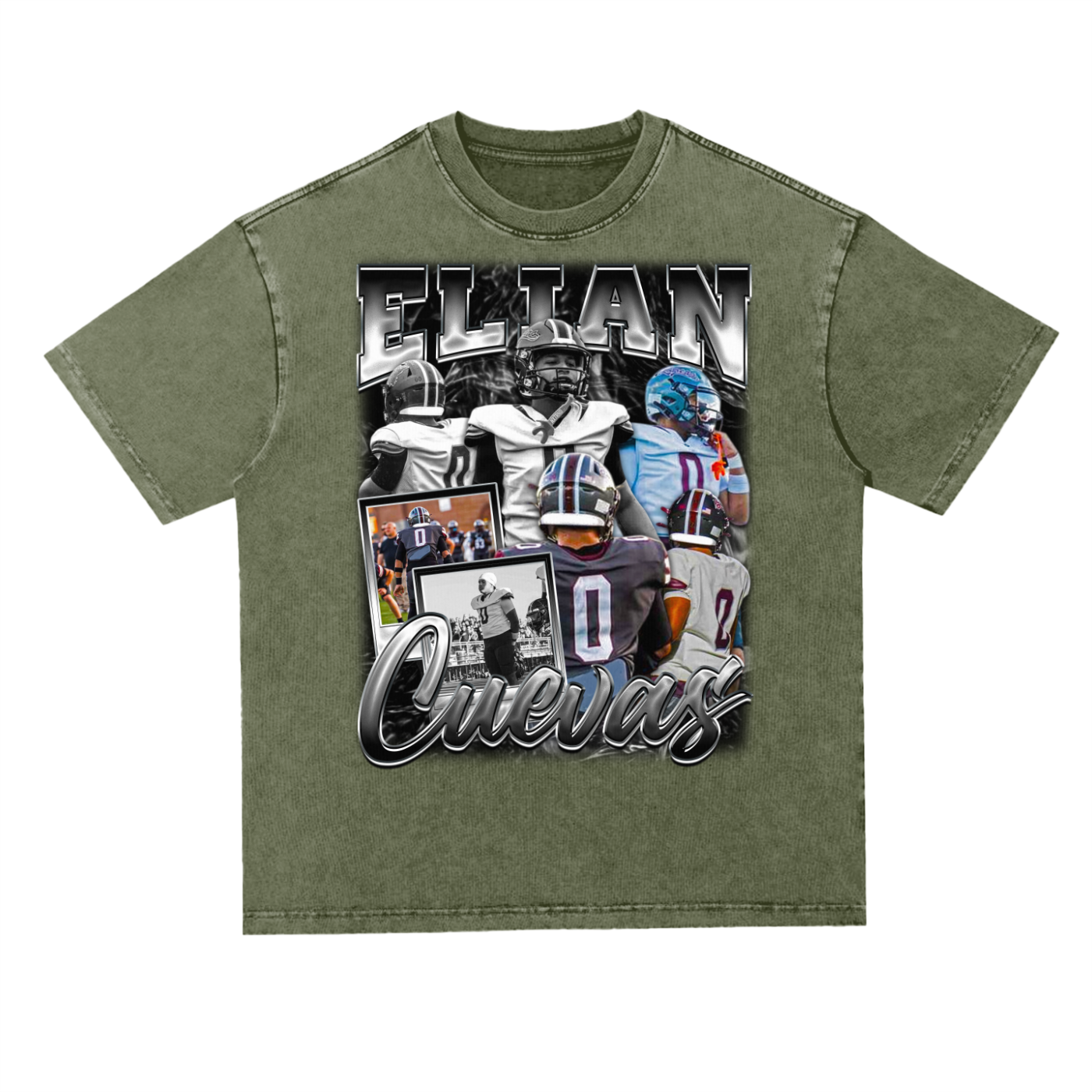 Elian Cuevas Oversized Acid wash T-shirt