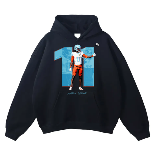 Nathan Stewart  Oversize Fleeced Hoodie