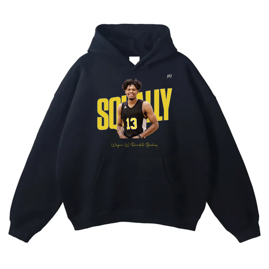 Wayne Randall Oversize Fleeced Hoodie