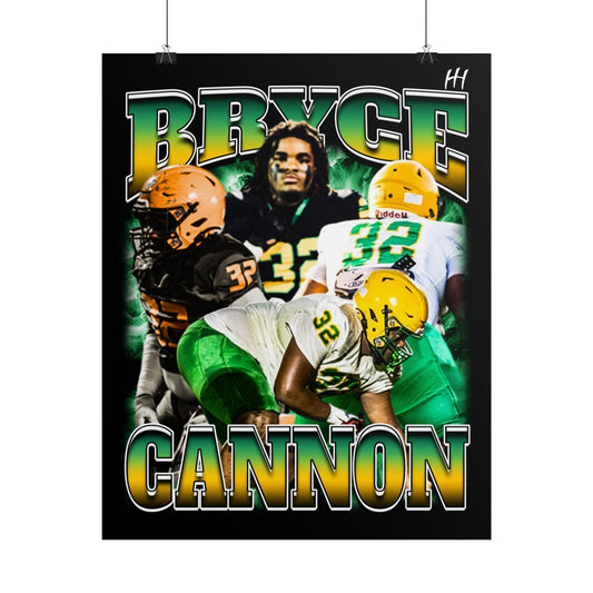 Bryce Cannon Poster - 16″ x 20″