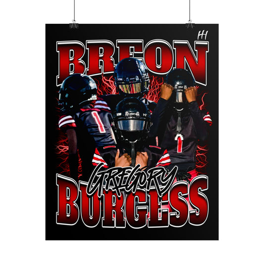 Breon Gregory Burgess Poster - 16″ x 20″