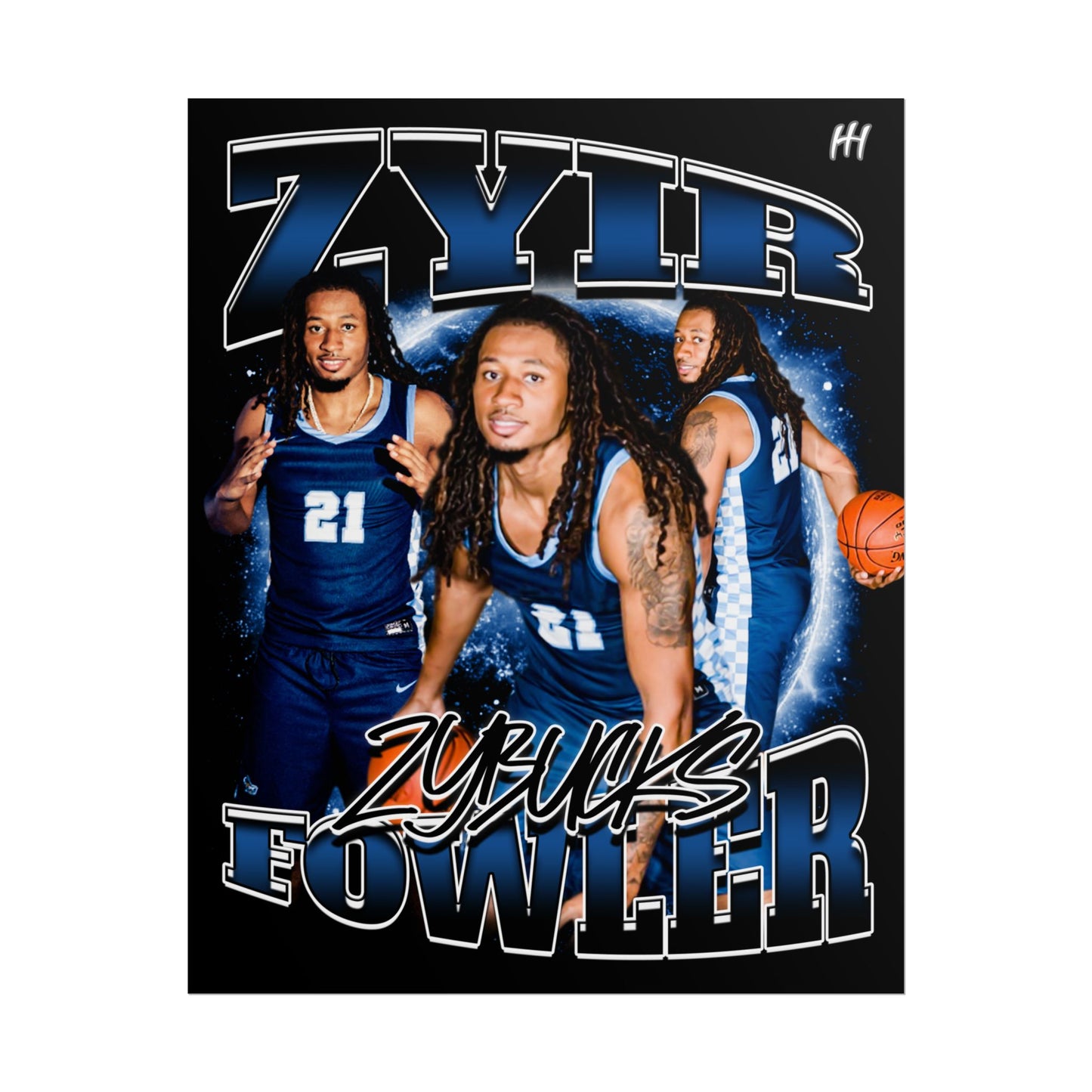 Zyir Fowler Poster - 16″ x 20″