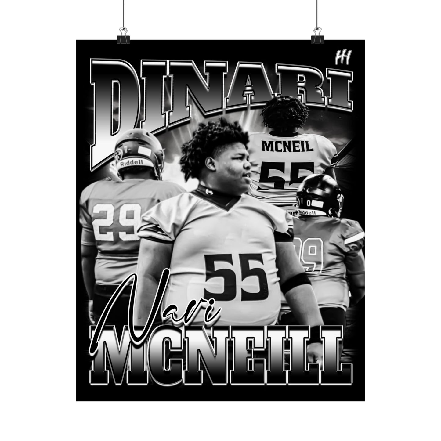 Dinari Mcneill Poster - 16″ x 20″