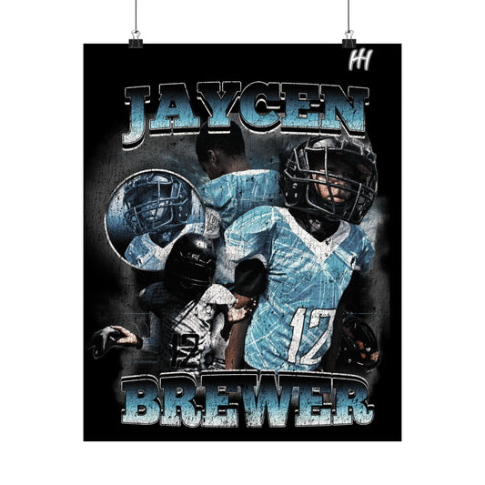 Jaycen Brewer Poster - 16″ x 20″
