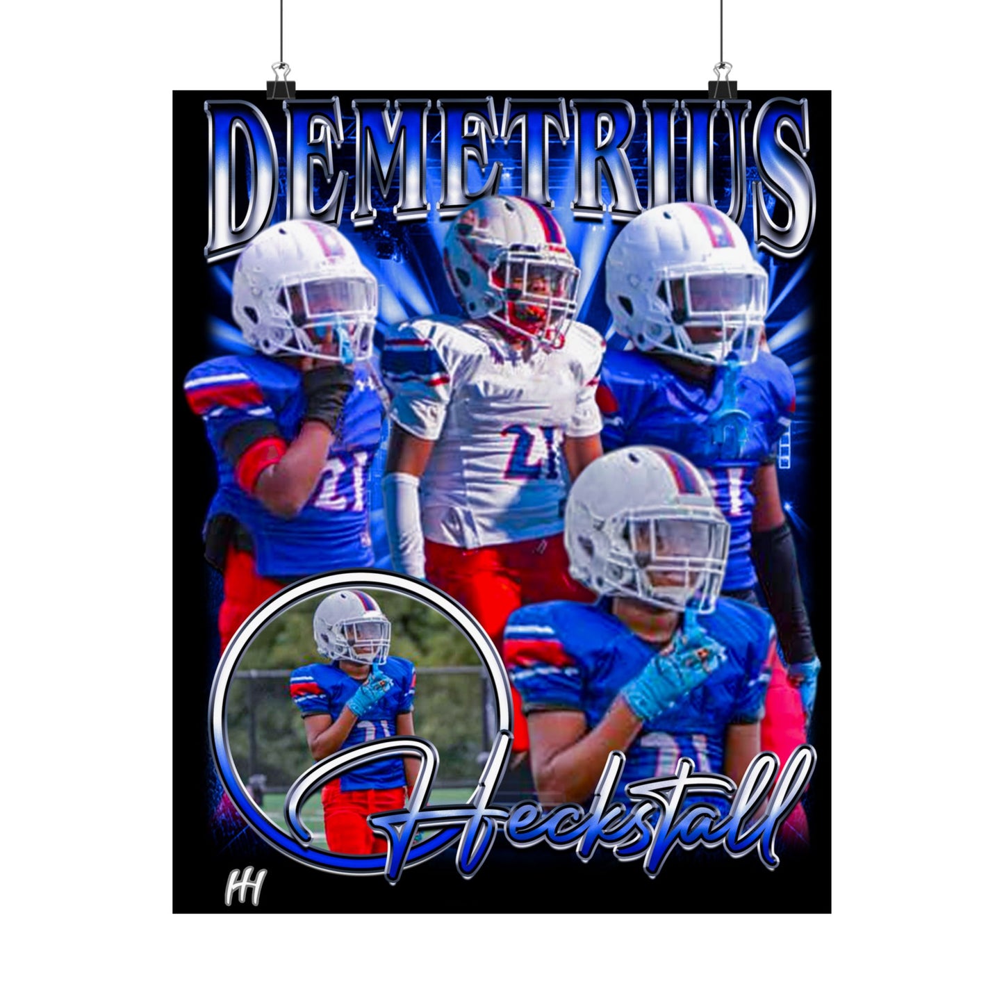 Demetrius Heckstall Poster - 16″ x 20″