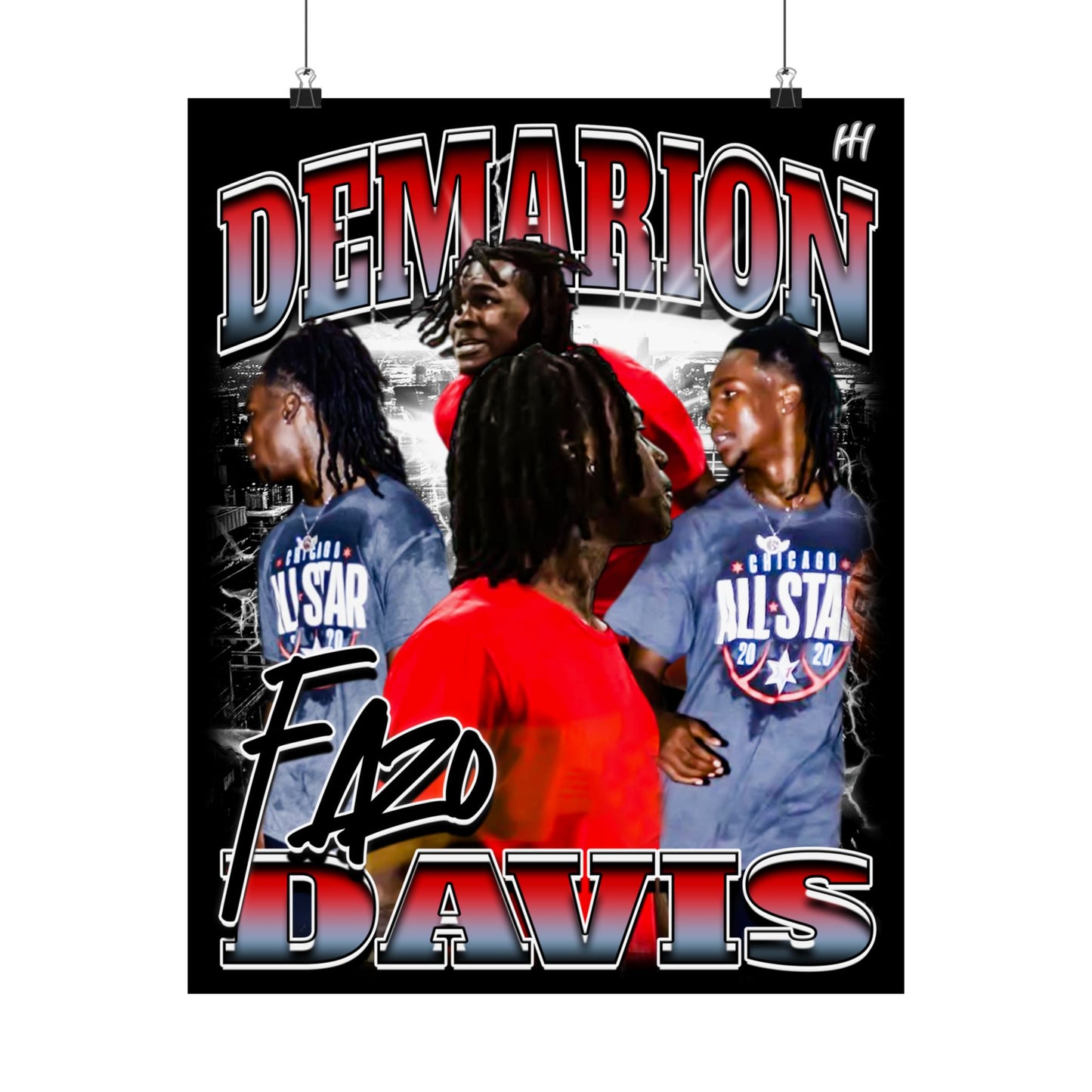 Demarion Davis Poster - 16″ x 20″