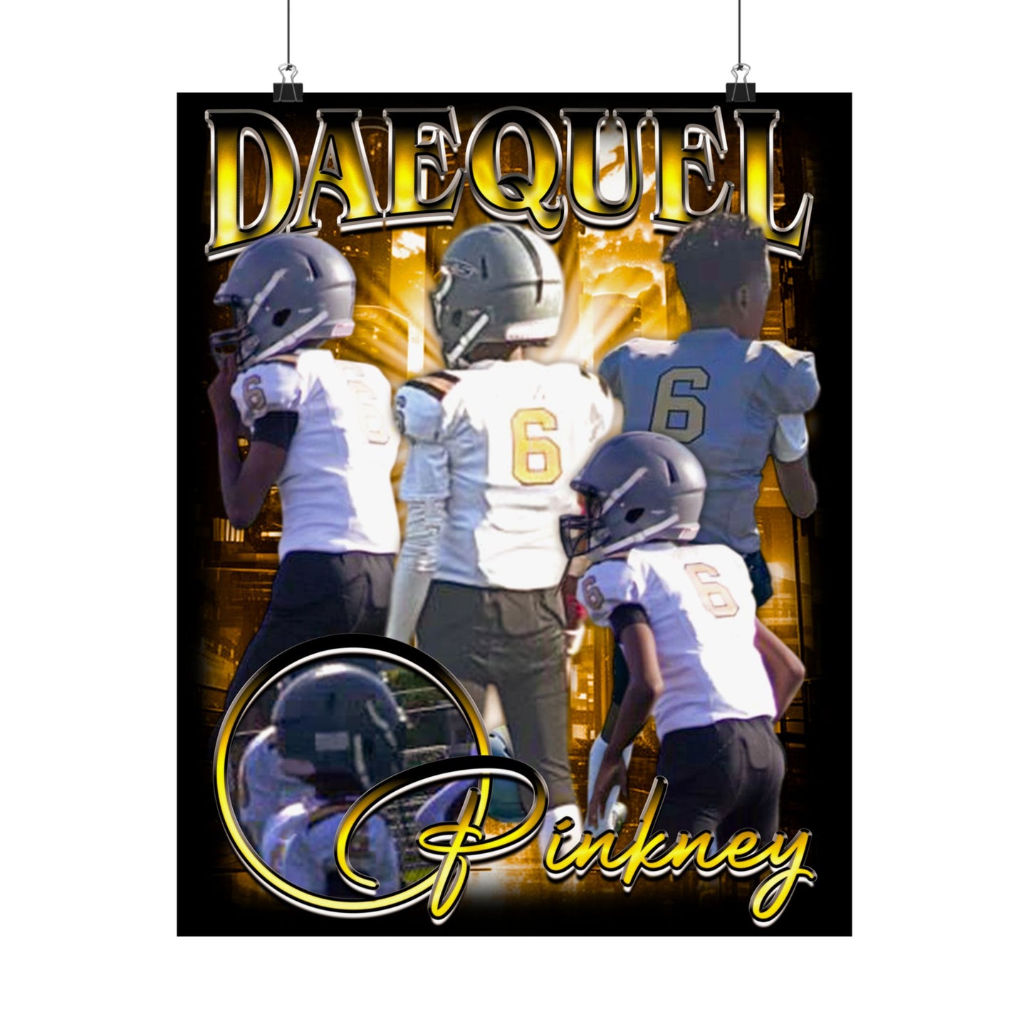 Daequel Pinkney Poster - 16″ x 20″