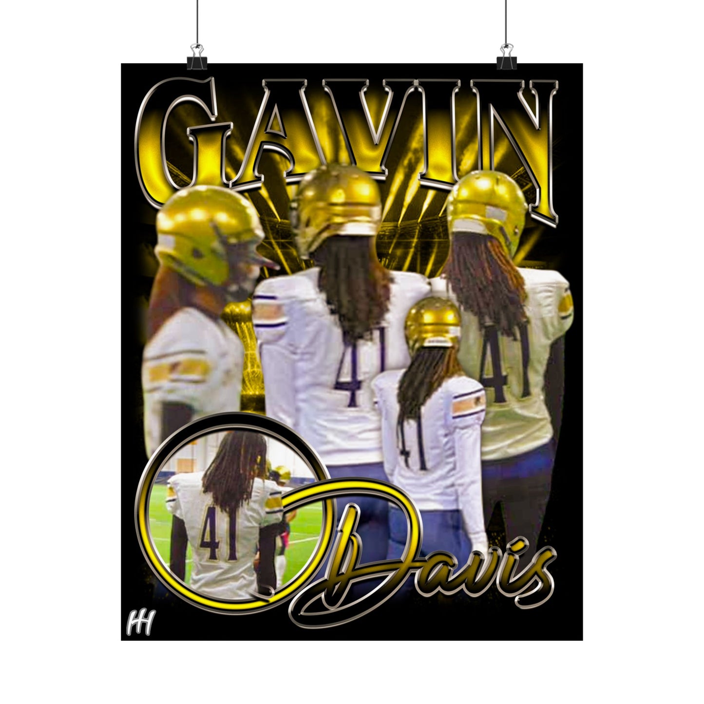Gavin Davis Poster - 16″ x 20″
