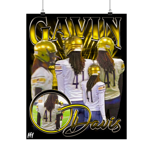 Gavin Davis Poster - 16″ x 20″