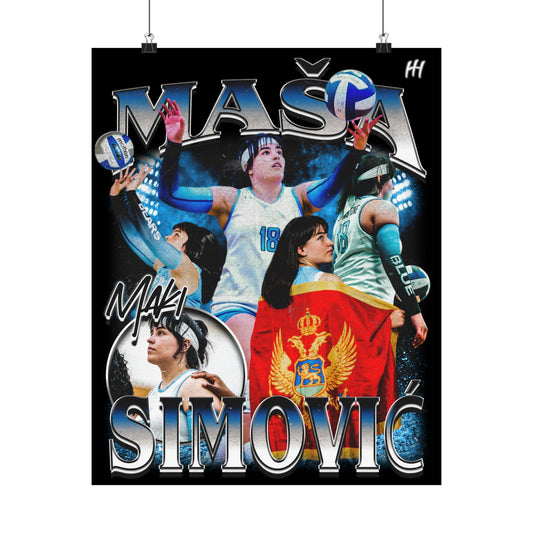 Masa Simovic Poster - 16″ x 20″