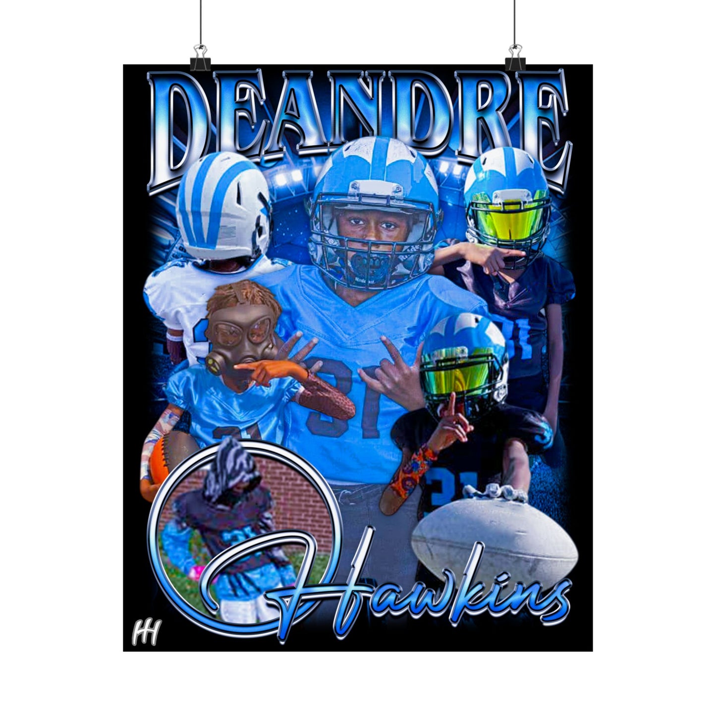 DeAndre Hawkins Poster - 16″ x 20″