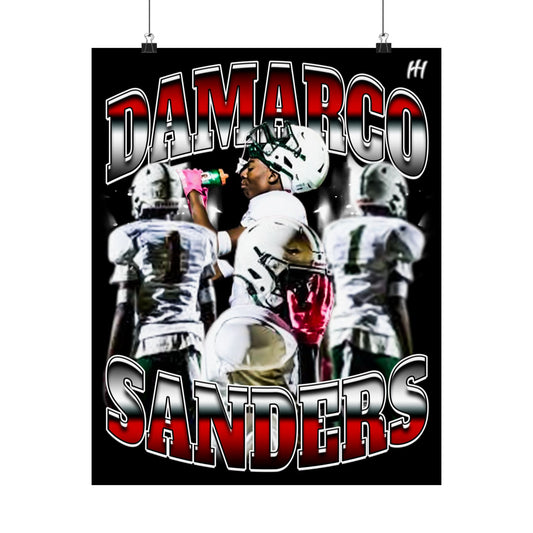 Damarco Sanders  Poster - 16″ x 20″
