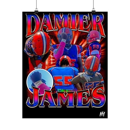 Damier James Poster - 16″ x 20″