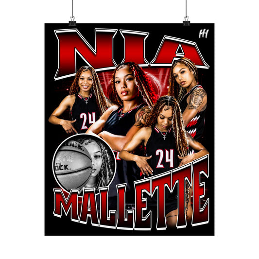 Nia Mallette Poster - 16″ x 20″