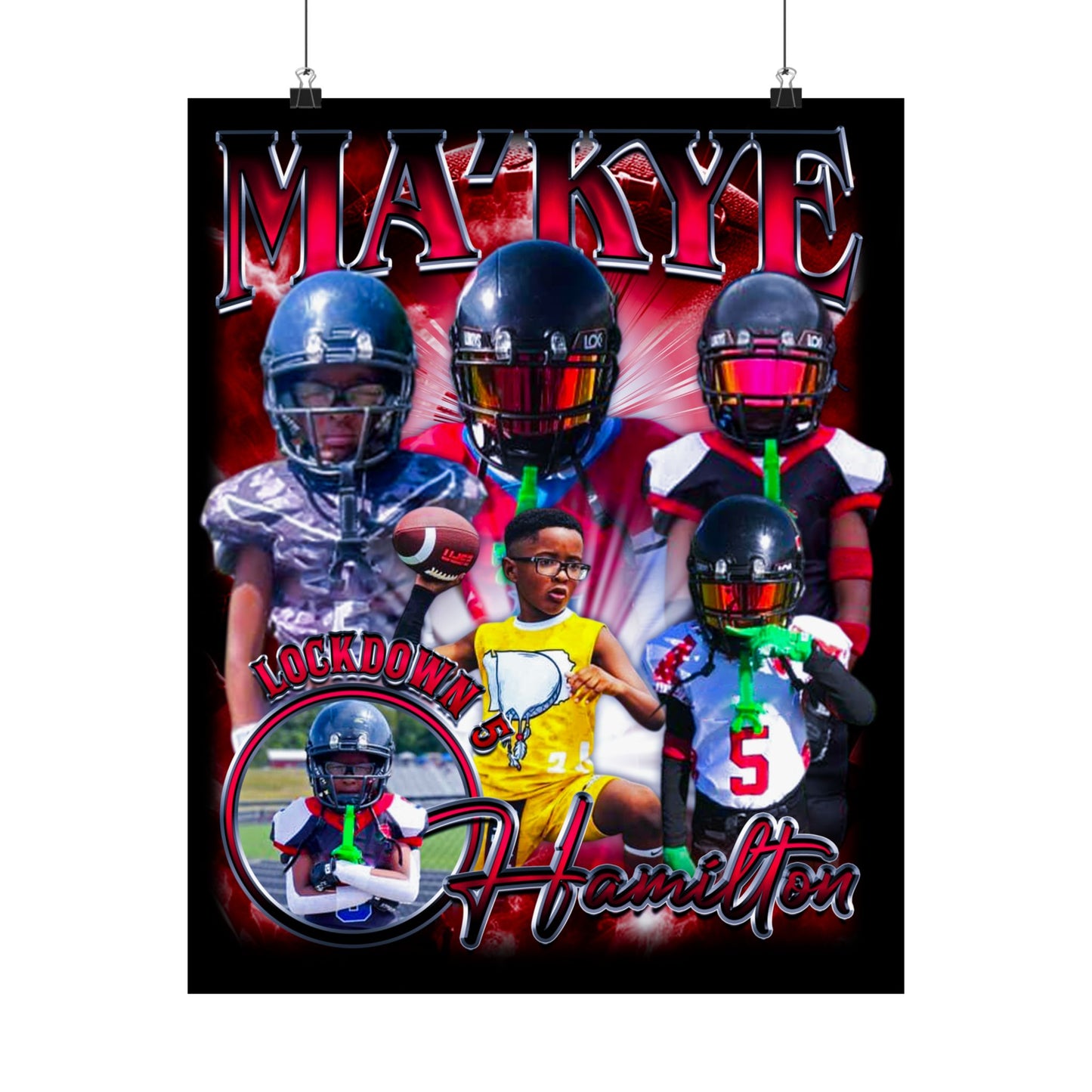 Ma'Kye Hamilton Poster - 16″ x 20″