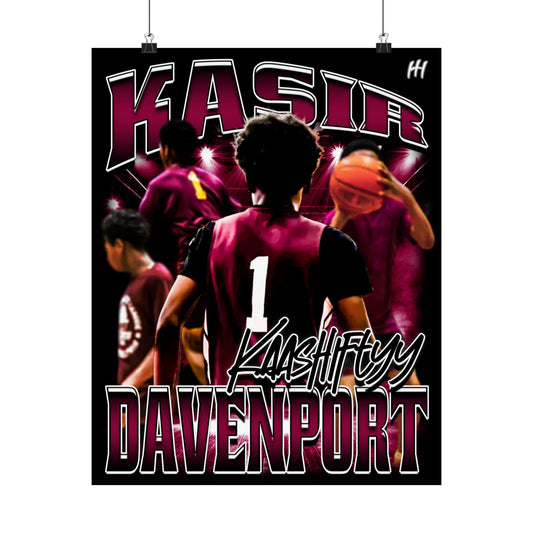 Kasir Davenport Poster - 16″ x 20″