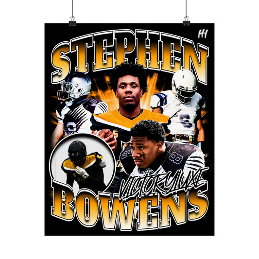 Stephen Bowens  Poster - 16″ x 20″