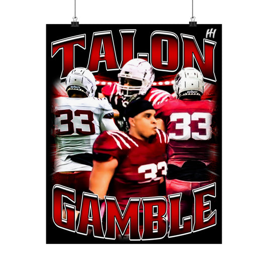 TaLon Gamble Poster - 16″ x 20″