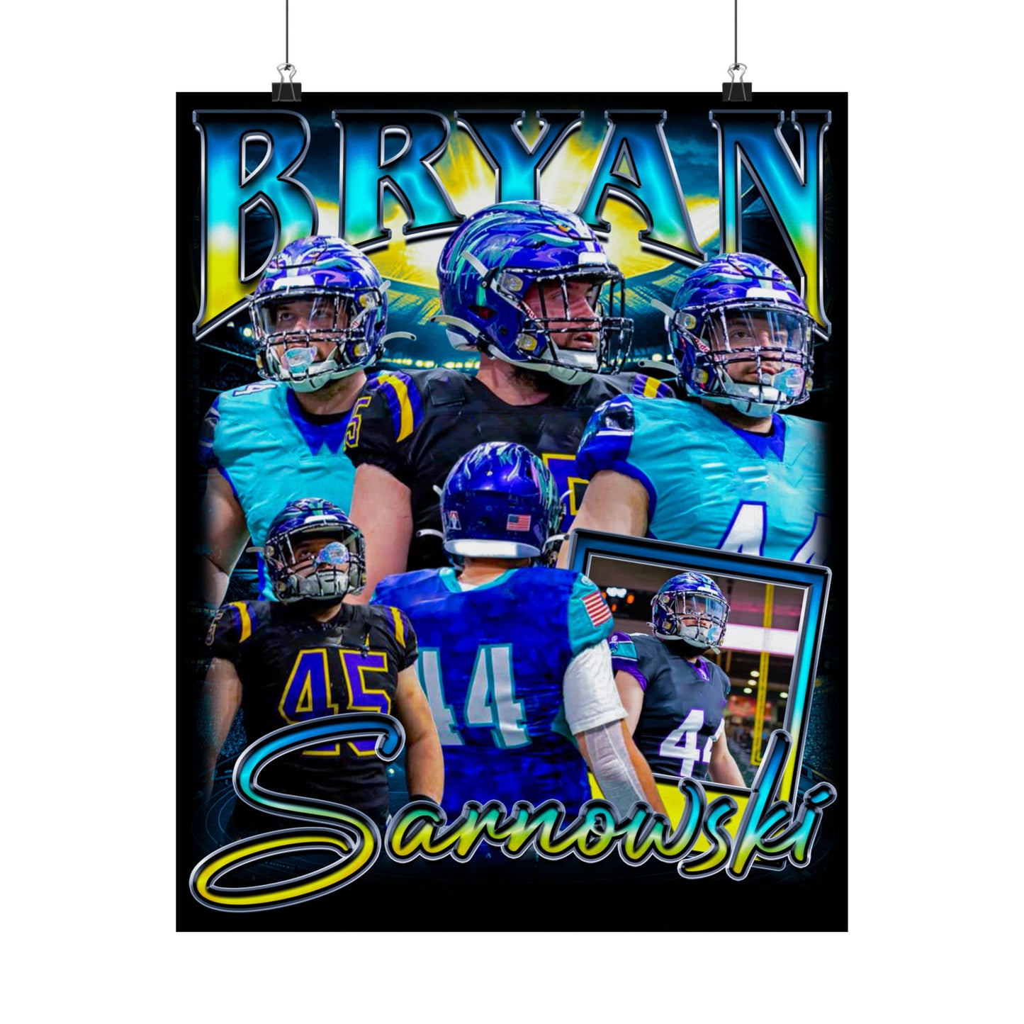 Bryan Sarnowski Poster - 16″ x 20″