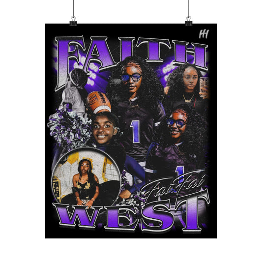 Faith West Poster - 16″ x 20″